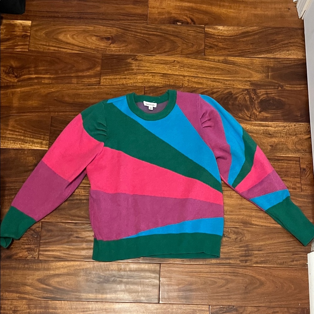 Sugarlips Multicolor Geometric Sweatshirt